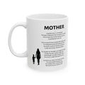 Inspirational Mother Mug, Ceramic Latte Cup, Gift for Mom, Birthday, Mother's Day, Daily Motivation