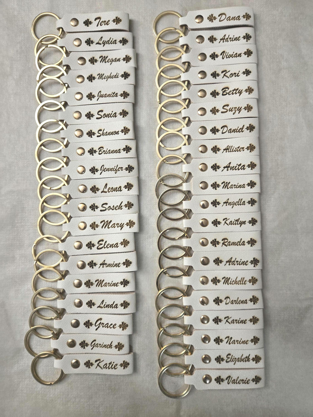 UV printed Keychain Personalized Custom Name Key Chain Gift for Men Women Couples Anniversary