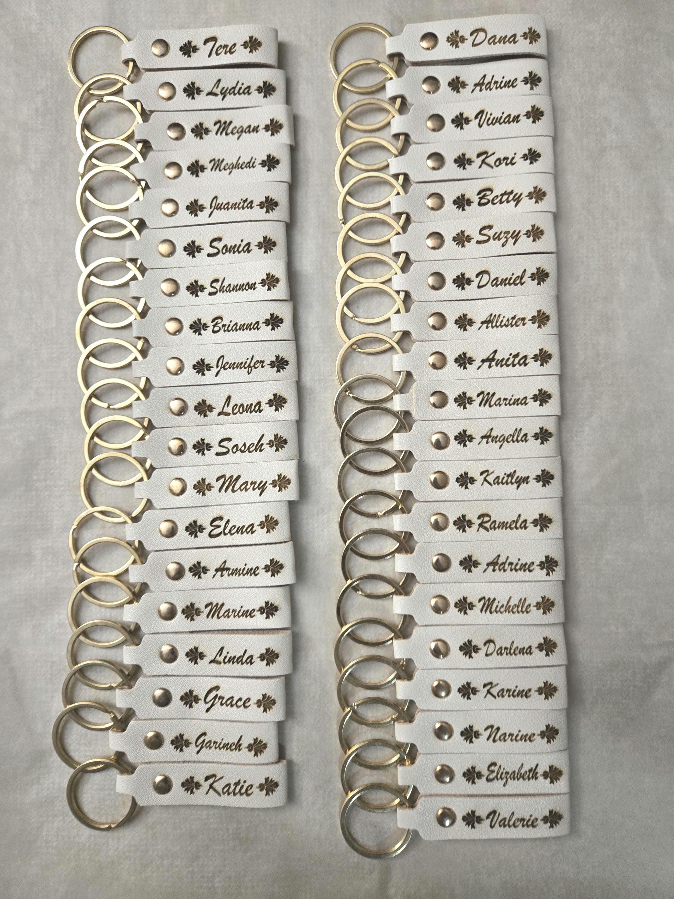 UV printed Keychain Personalized Custom Name Key Chain Gift for Men Women Couples Anniversary