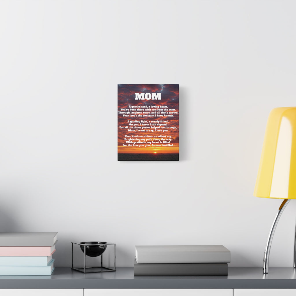 Mom Tribute Canvas Art Heartfelt Wall Decor