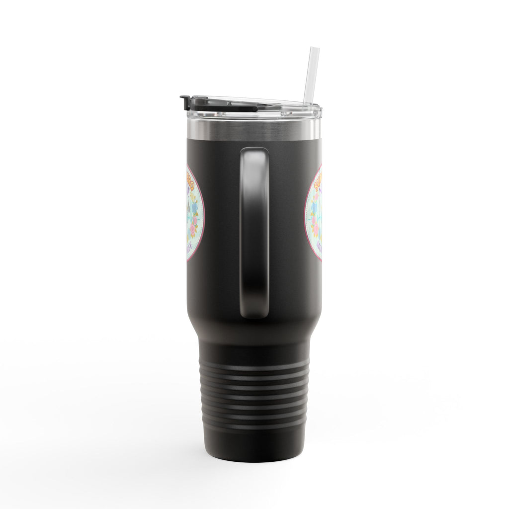 Superhero Nurse Insulated Travel Mug, 40oz | Perfect Gift for Nurses, Moms, and Caregivers | Ideal for Work, Road Trips, and Cafes