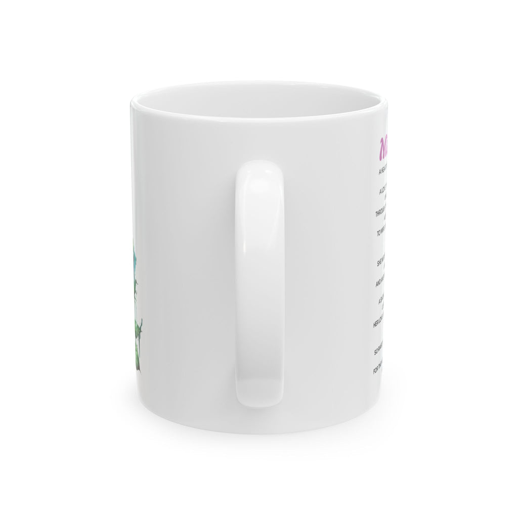Mom's Love Ceramic Mug - Heartfelt Gift for Mother's Day, 11oz & 15oz, Inspirational, Floral, Unique Coffee Cup