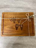 Personalized Acacia Wood Cutting Board | Engraved Kitchen Gift