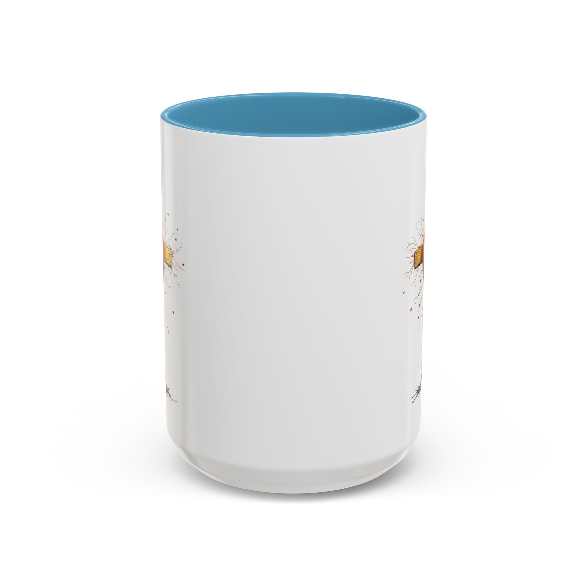 Christian Cross Heart Accent Coffee Mug — Faith Inspirational 11/15oz
