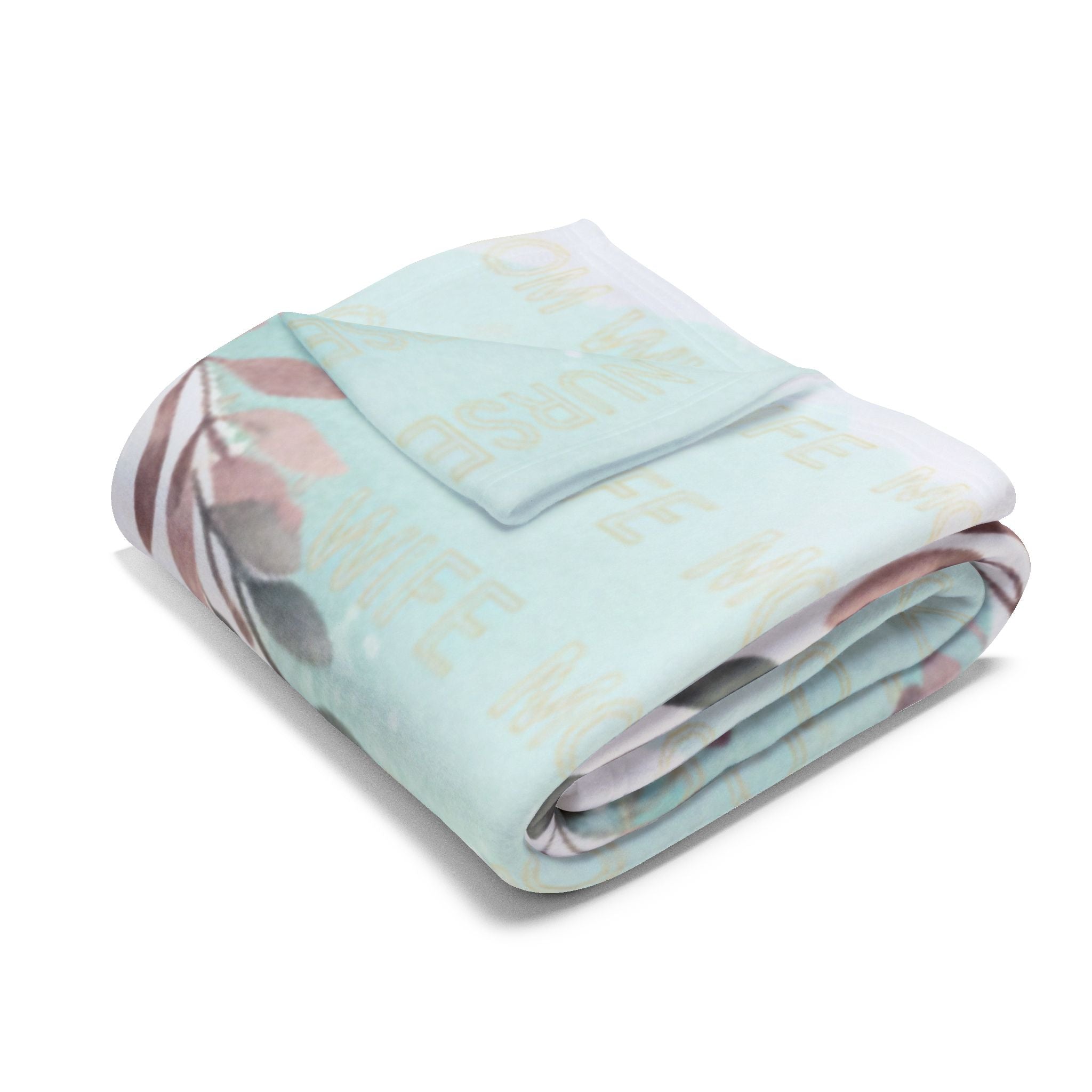 Nurse Mom Wife Fleece Blanket Cozy Gift for Healthcare Workers, Housewarming, Warmth and Comfort