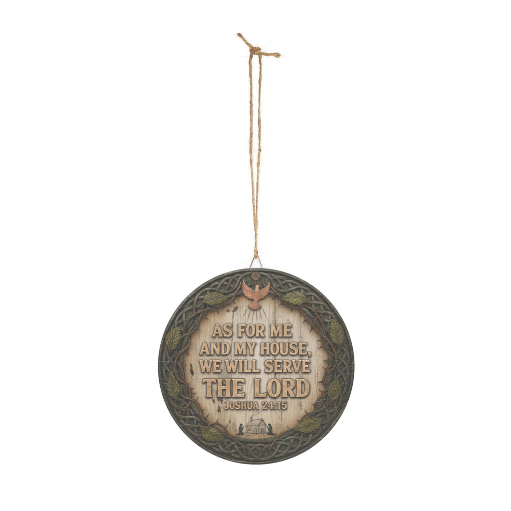 As For Me And My House We Will Serve The Lord wood sign | Joshua 24:15 farmhouse wall decor