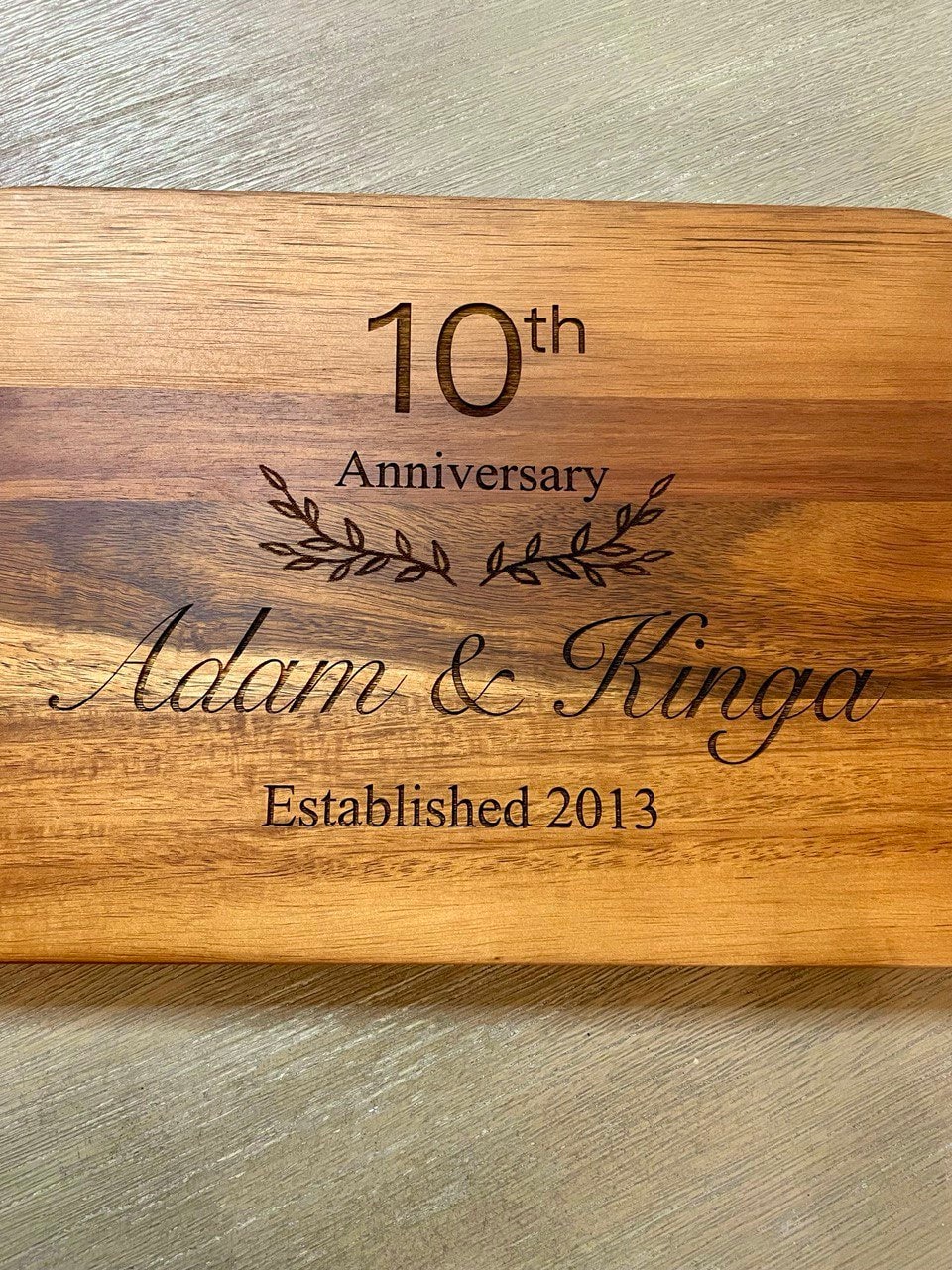 Engraved Wooden Cutting Board