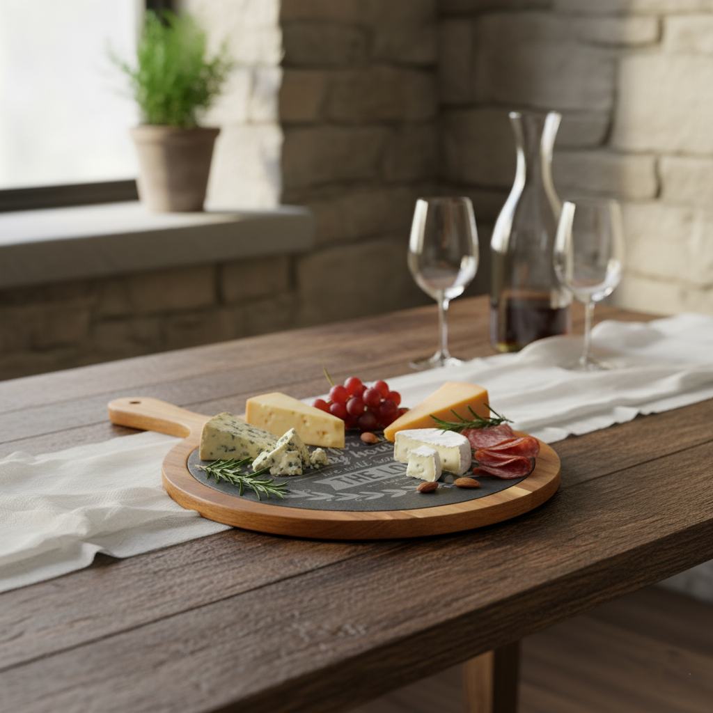 But As For Me and My House engraved Charcuterie Board