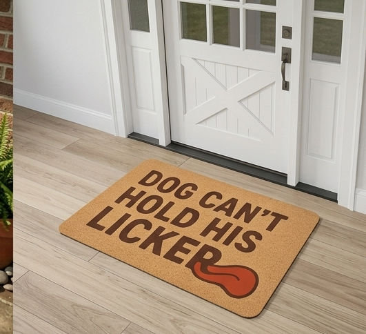 Funny Dog Doormat - Welcome Mat, Pet Lover Gift, Indoor/Outdoor Rug, Housewarming, Dog Owner Welcome Sign