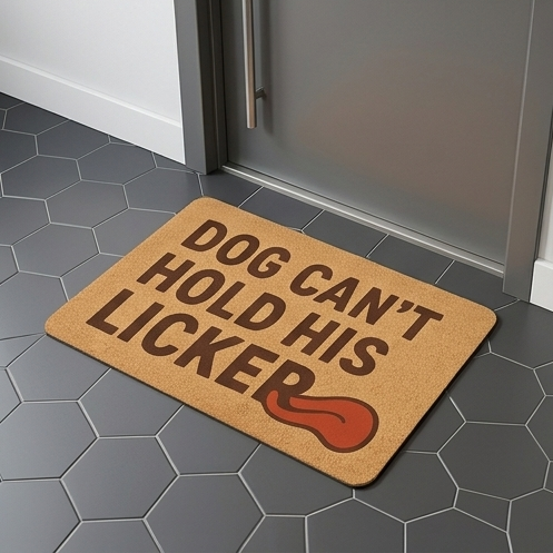 Funny Dog Doormat - Welcome Mat, Pet Lover Gift, Indoor/Outdoor Rug, Housewarming, Dog Owner Welcome Sign