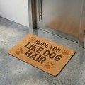 Welcome Paw Print Doormat, Funny Pet Lover Gift, Home Decor, Dog Owner Welcome Mat, Dog Hair Doormat, Anniversary Gift