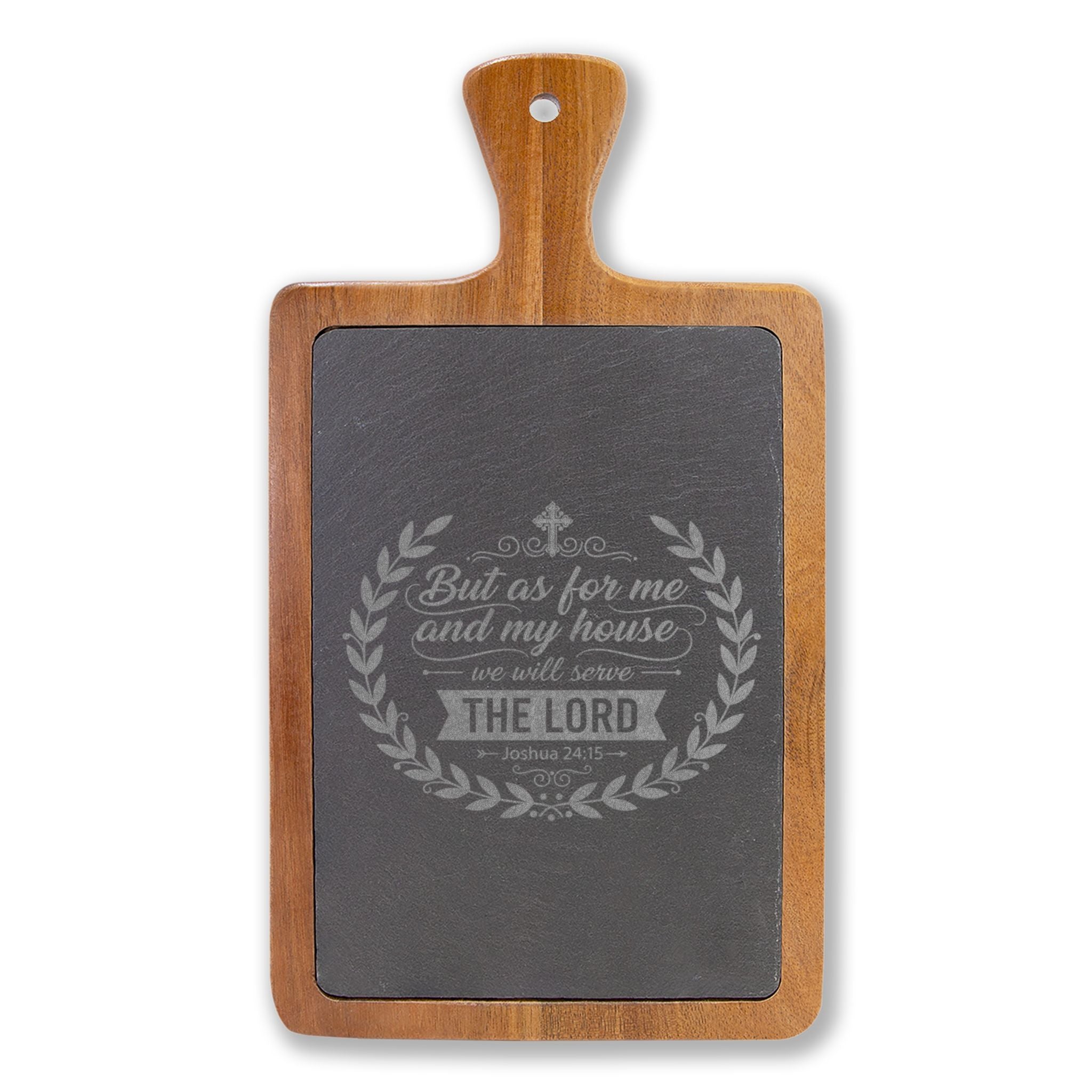 But As For Me and My House engraved Charcuterie Board