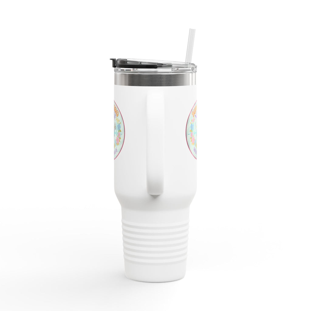 Superhero Nurse Insulated Travel Mug, 40oz | Perfect Gift for Nurses, Moms, and Caregivers | Ideal for Work, Road Trips, and Cafes
