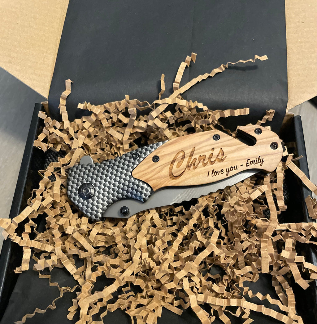 Engraved Pocket Knife