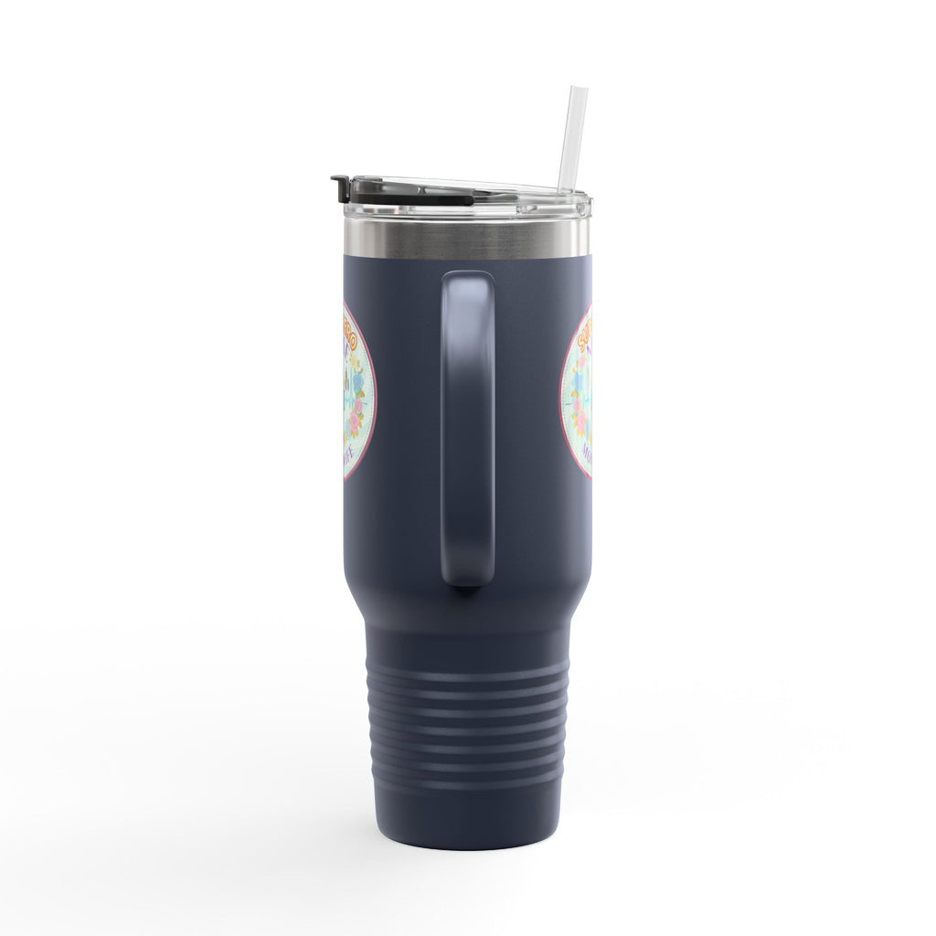Superhero Nurse Insulated Travel Mug, 40oz | Perfect Gift for Nurses, Moms, and Caregivers | Ideal for Work, Road Trips, and Cafes