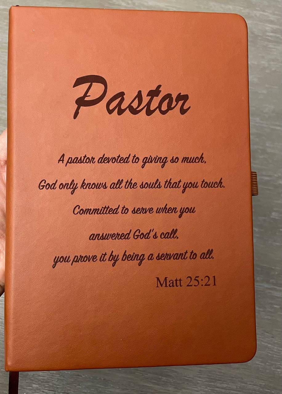 Personalized engraved Notebook Journal