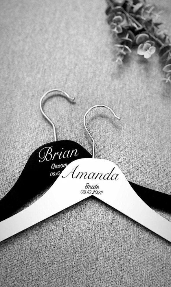 Personalized UV printed Wooden Hangers!!