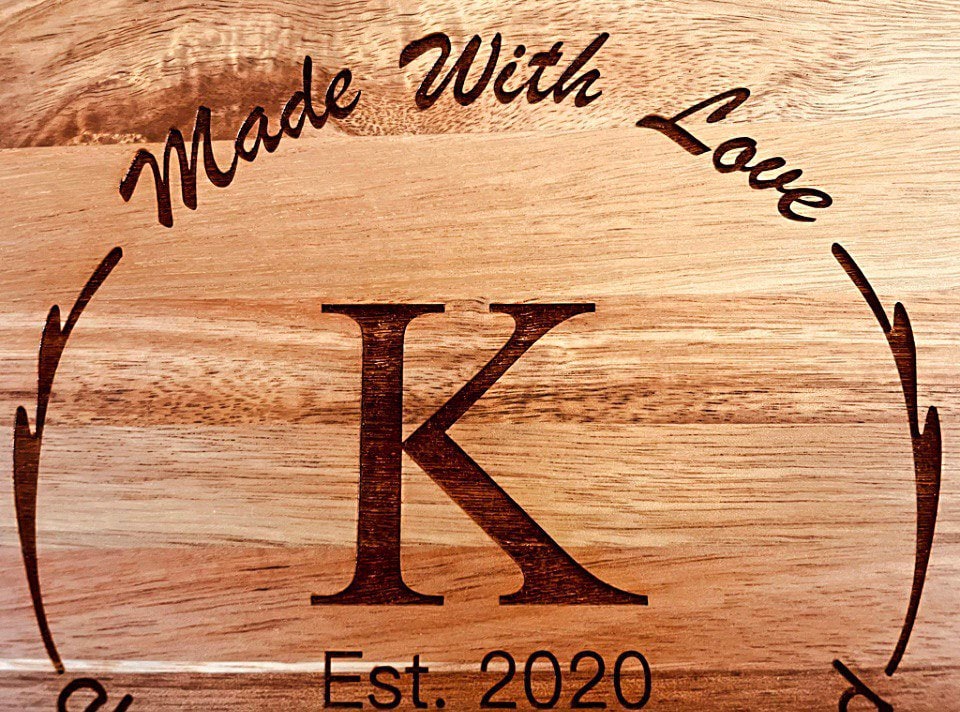 Engraved Wooden Cutting Board