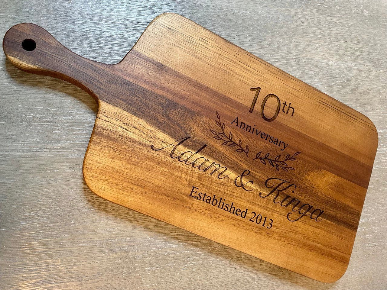 Engraved Wooden Cutting Board