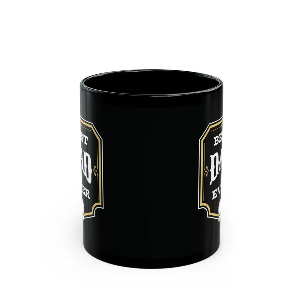 Best Dad Ever Black Mug - Perfect Gift for Father's Day, Birthdays, Coffee Lovers, Personalized Drinkware, Unique Home Decor