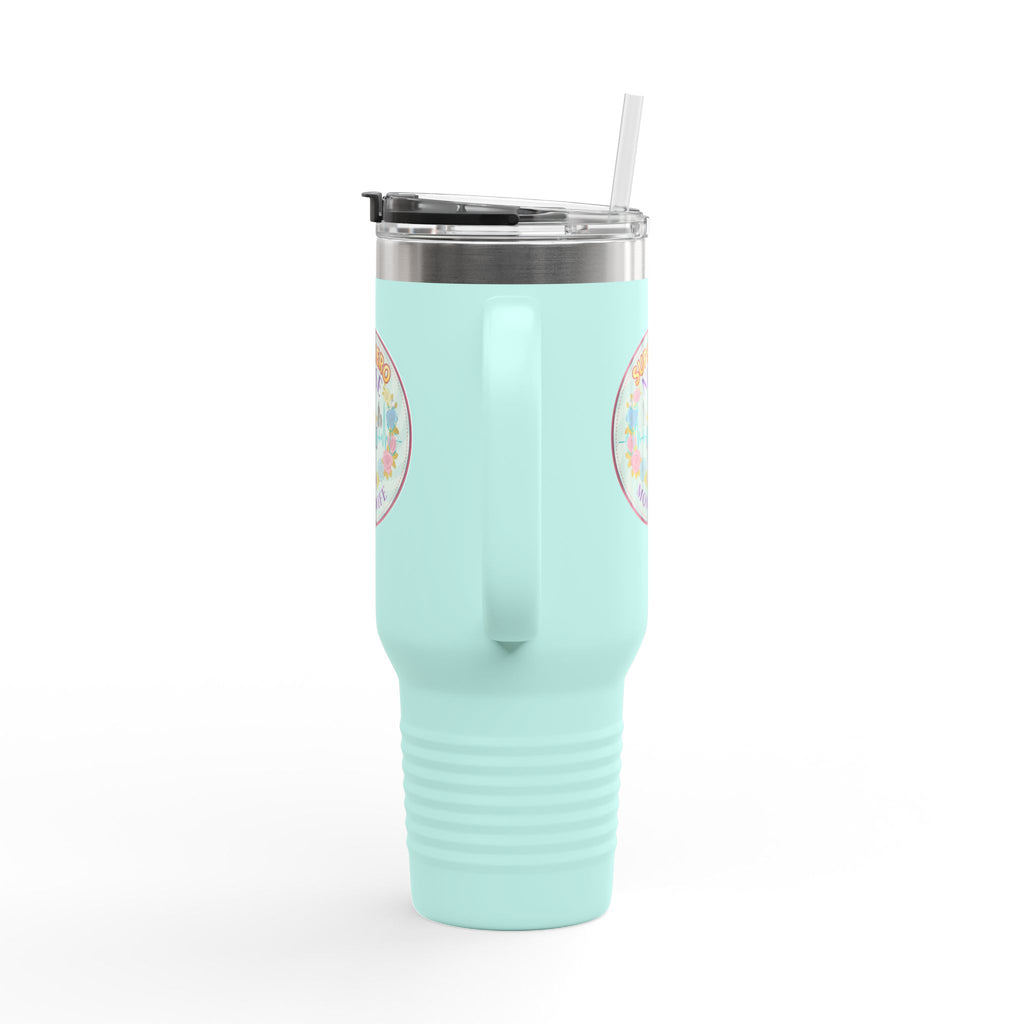Superhero Nurse Insulated Travel Mug, 40oz | Perfect Gift for Nurses, Moms, and Caregivers | Ideal for Work, Road Trips, and Cafes