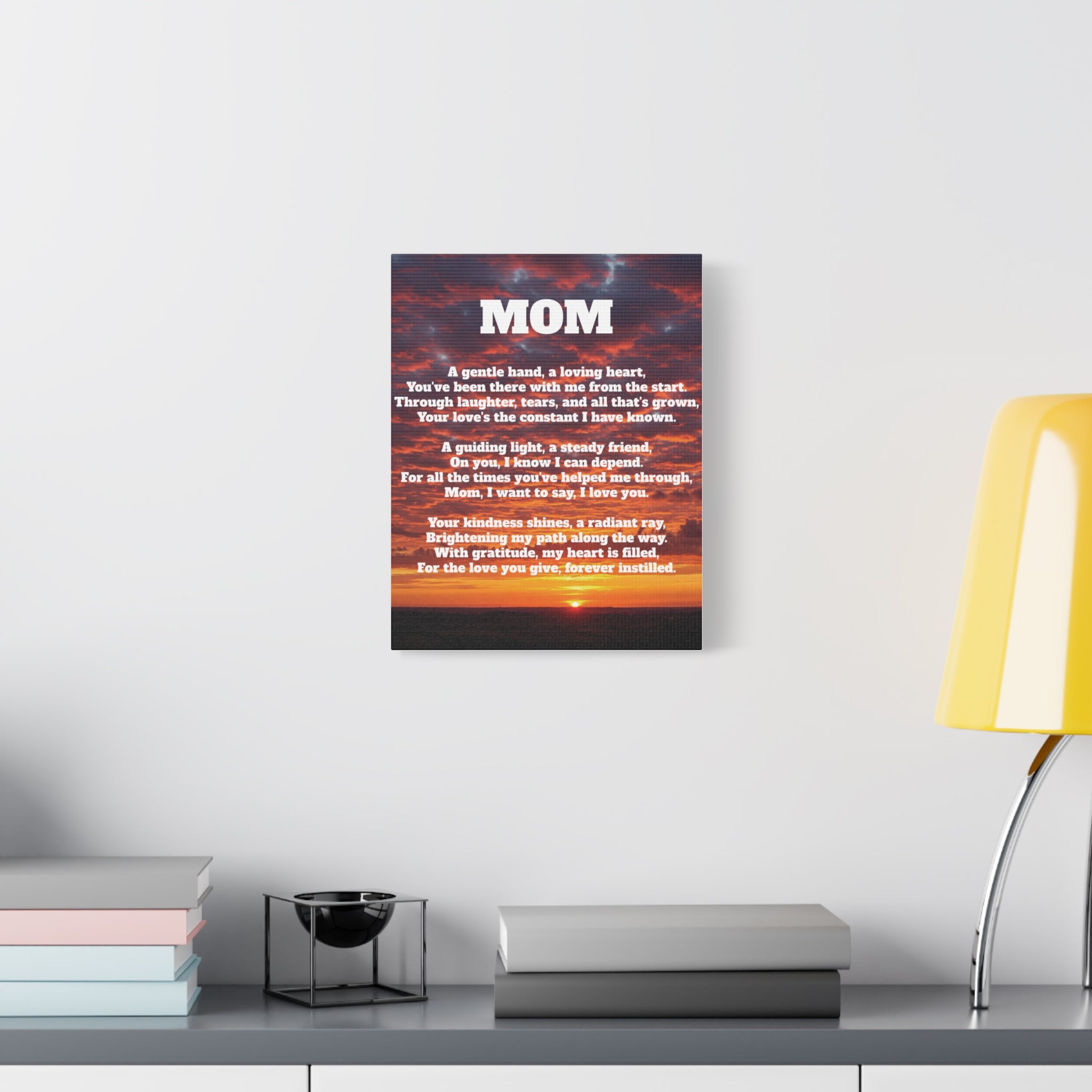 Mom Tribute Canvas Art Heartfelt Wall Decor