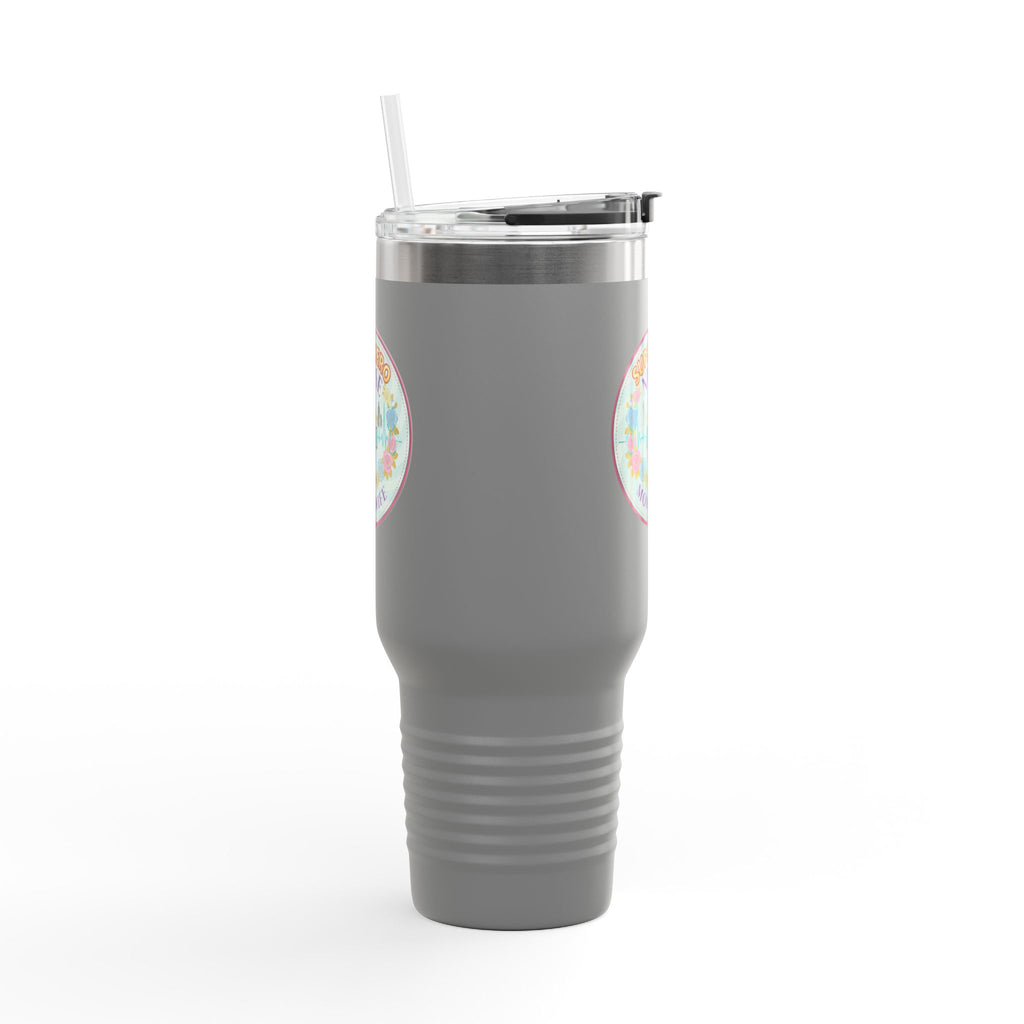 Superhero Nurse Insulated Travel Mug, 40oz | Perfect Gift for Nurses, Moms, and Caregivers | Ideal for Work, Road Trips, and Cafes
