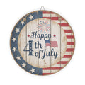 Rustic 4th of July Wood Sign | Farmhouse Decor, Independence Day Wall Art, USA Decorations, Patriotic Home Sign