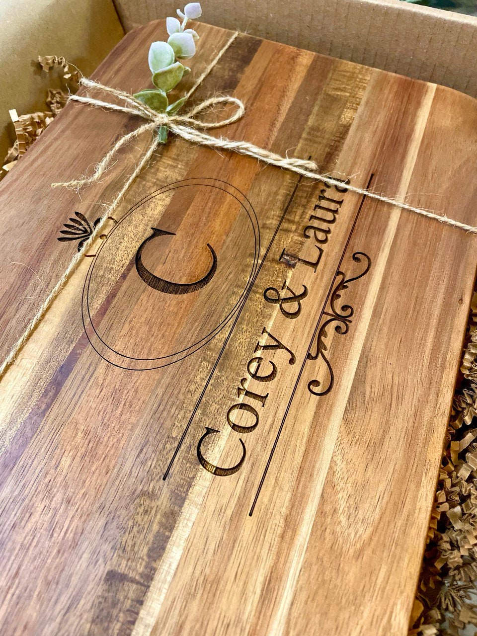 Engraved Wooden Cutting Board