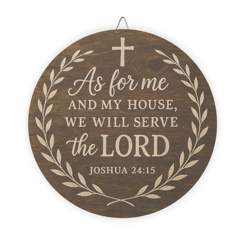 Wood Signs, Joshua 24:15, Rustic Door Sign, Inspirational Wall Decor, Custom Wooden Plaque, Personalized Home Decoration
