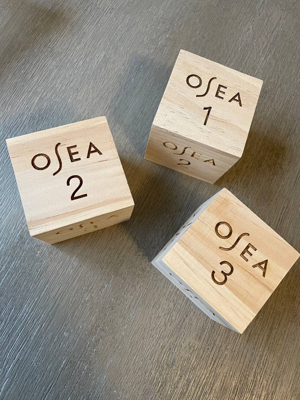 Personalized Engraved Wooden Dice: Custom Message Gift