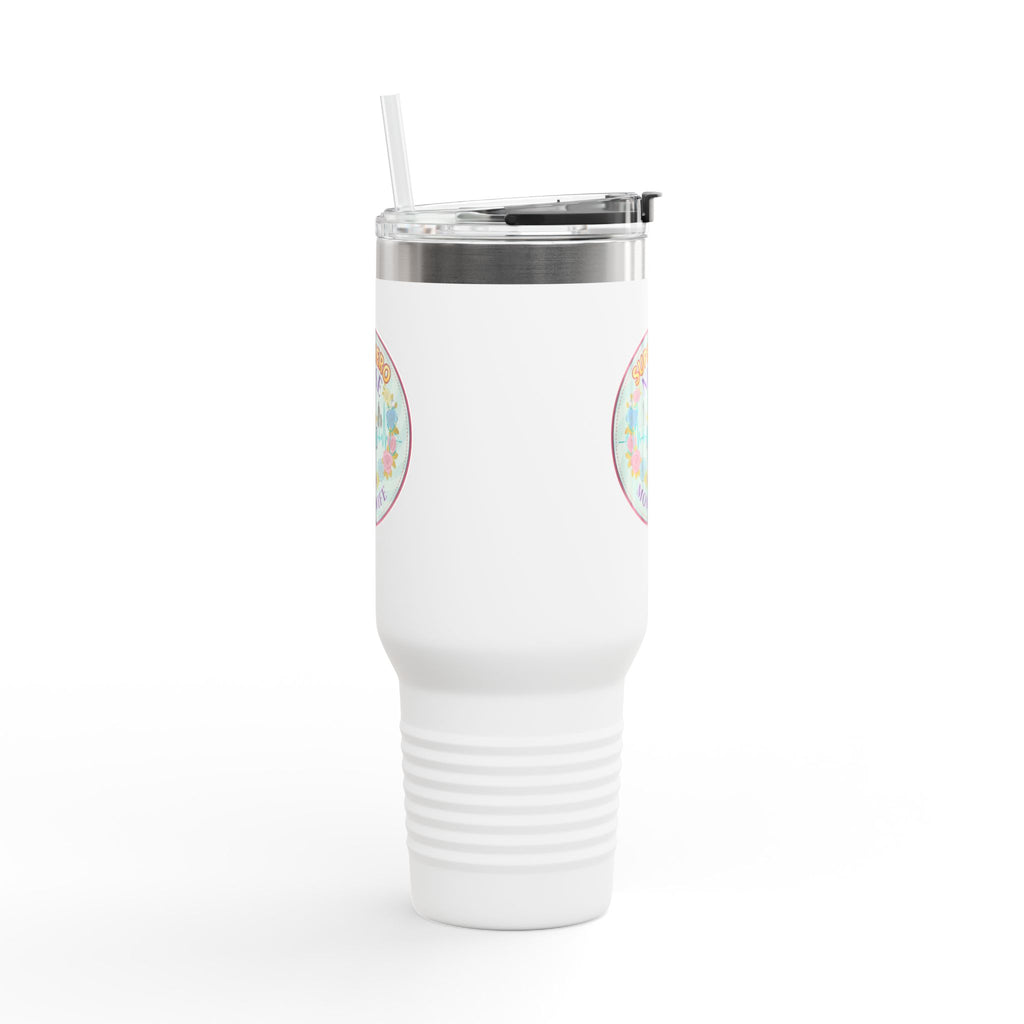 Superhero Nurse Insulated Travel Mug, 40oz | Perfect Gift for Nurses, Moms, and Caregivers | Ideal for Work, Road Trips, and Cafes