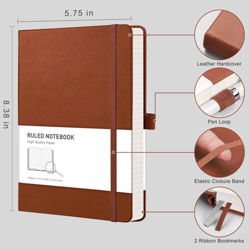 Personalized engraved Notebook Journal