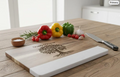 Engraved Marble Cutting Board, Personalized Kitchen Decor