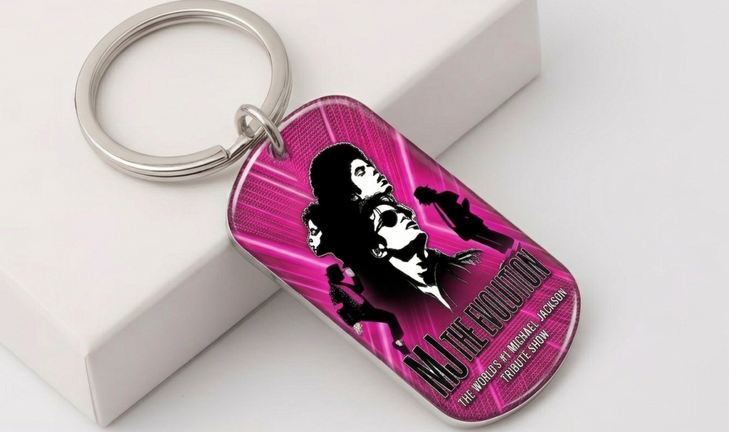 Custom textured keychain