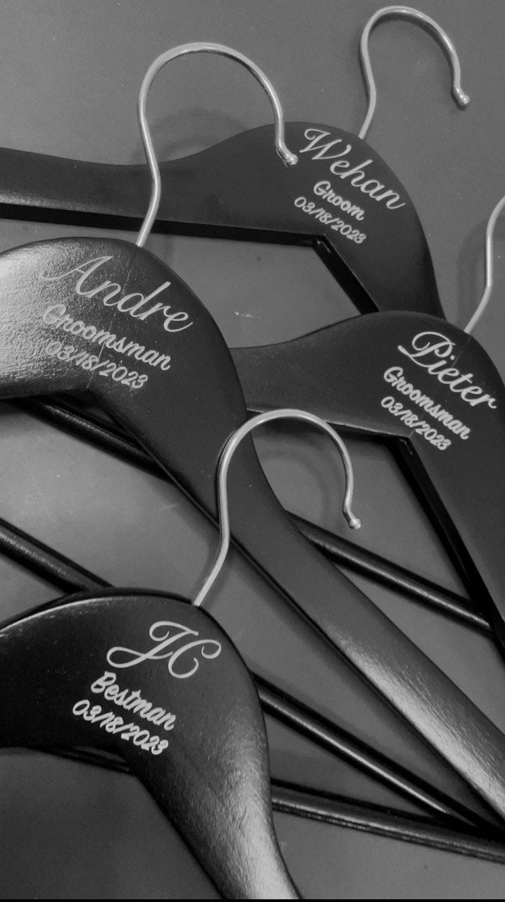 Personalized UV printed Wooden Hangers!!
