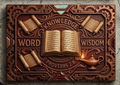 Proverbs 2:6 UV textured magnet